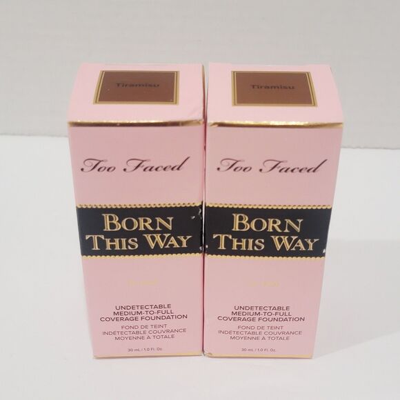 Too Faced Born This Way Undetectable Medium to Full Foundation 1.0 Oz TIRAMISU - Picture 6 of 12
